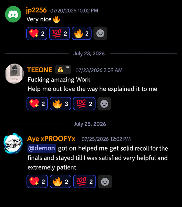 Customer testimonial