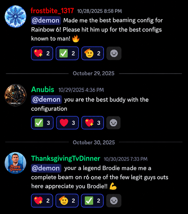 Customer testimonial